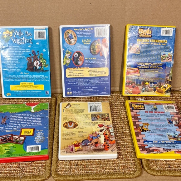 6 kid's DVDs The Wiggles, Bear in Big Blue House, Bob the Builder, Tigger Movie - Picture 2 of 11